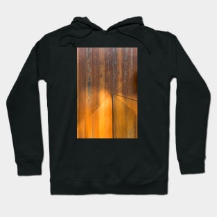 Wood and glass fence Hoodie